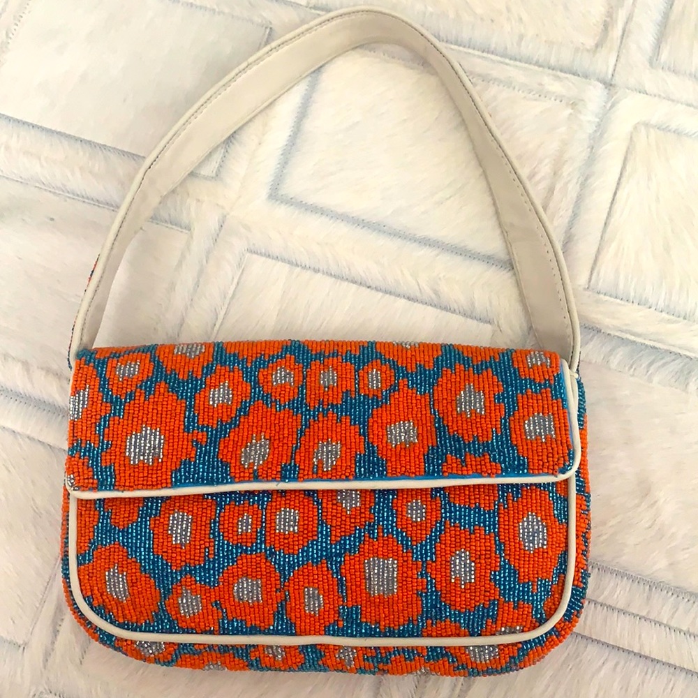 STAUD Tommy beaded bag